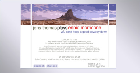 Jens Thomas plays Ennio Morricone Jens Thomas plays Ennio Morricone