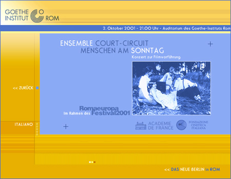 Ensemble Court-Circuit / Menchen am Sonntag Ensemble Court-Circuit / Menchen am Sonntag